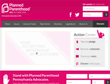 Tablet Screenshot of plannedparenthoodpa.org